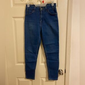 Size 26 Blue Denim Levi Strauss & Co. Vintage High Rise Skinny Jeans